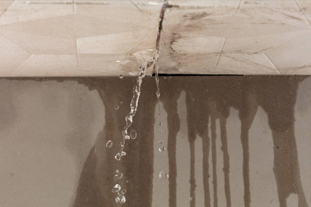 Professional Commercial Water Damage Restoration technician working in Brainard, NY